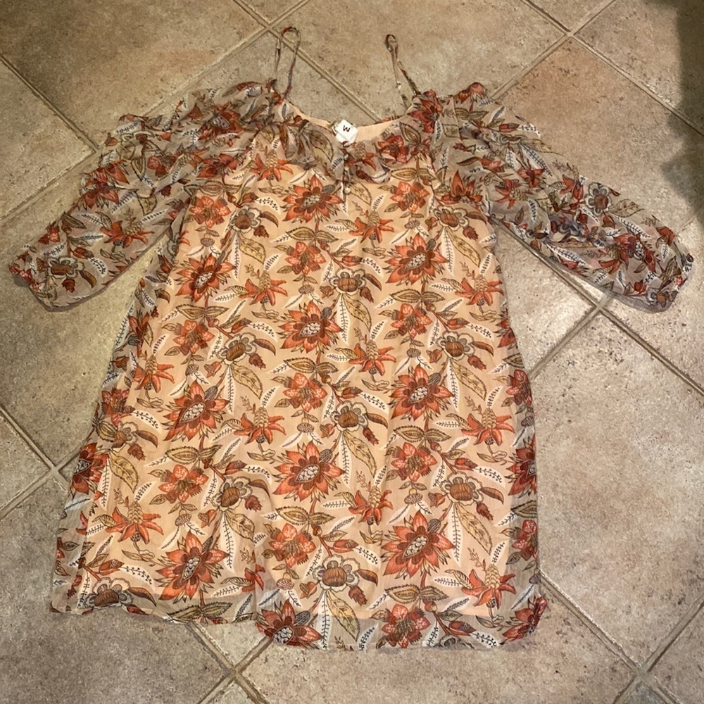 NWT Kori Women’s Patterned Off the shoulder Dress Size Medium
